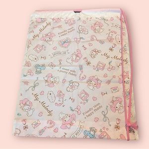 NWOT My Melody Sanrio Pink Drawstring Bag